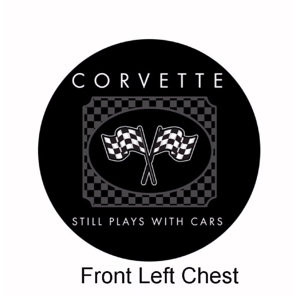 Chevy Chevrolet Corvette Still Plays with Cars Short Sleeve T-Shirt NEW FastShip - Picture 2 of 7